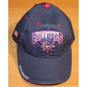 OMHA Hockey Hamilton Jr. Bulldogs AAA Snapback Hat Cap One Size Blue Adjustable